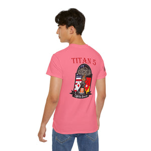 Titan 5 Call Sign - Flag on Sleeve - USANEC-S - Ultra Cotton Tee
