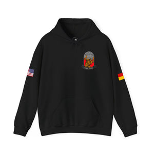 HQ Call Sign -  USANEC-S - Flags on Sleeves - Unisex Heavy Blend™ Hooded Sweatshirt