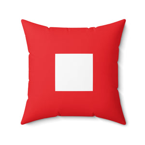 Signal Flag - Both on One - Spun Polyester Square Pillow