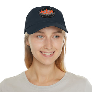 509th SSB  Hat with Leather Patch (Round)