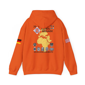 44th ESB-E - Flags on Sleeves - Unisex Heavy Blend™ Hooded Sweatshirt