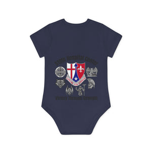 519th HC - Baby Organic Short Sleeve Bodysuit - Printed in Germany