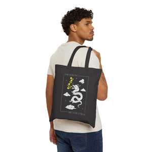Haiku Smiles Cotton Canvas Tote Bag