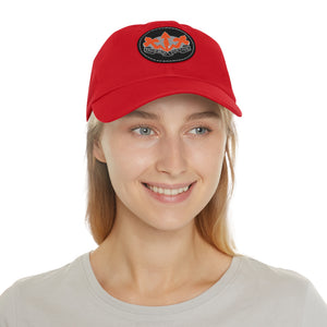 509th SSB  Hat with Leather Patch (Round)