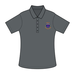 PPT U'R-AF - Orange text - Ladies Fine Pique Blend Polo