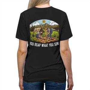 Bitcoin Camping! -  Triblend Tee