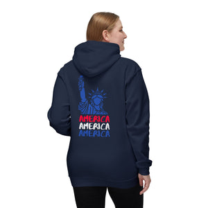 America x3!!! - Unisex Hooded Sweatshirt, Made in US