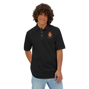 CSD Sword - Orange text - Men's Piqué Polo