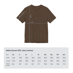 WHM - Flag on Sleeves - Unisex Jersey Short Sleeve Tee