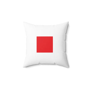 Signal Flag - Both on One - Spun Polyester Square Pillow