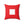 Signal Flag - White Square on Red - Spun Polyester Square Pillow