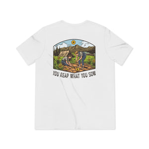 Bitcoin Camping! -  Triblend Tee