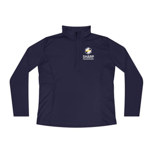 SHARP - Ladies Quarter-Zip Pullover