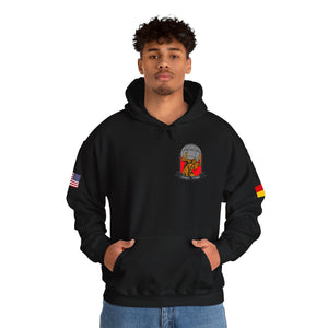 Titan 5 Call Sign -  USANEC-S - Flags on Sleeves - Unisex Heavy Blend™ Hooded Sweatshirt