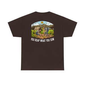 Bitcoin Camping Smiles! - Unisex Heavy Cotton Tee
