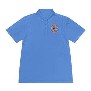 CAB - Orange text - Men's Sport Polo Shirt