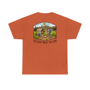 Bitcoin Camping Smiles! - Unisex Heavy Cotton Tee