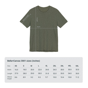 WHM - Flag on Sleeves - Unisex Jersey Short Sleeve Tee