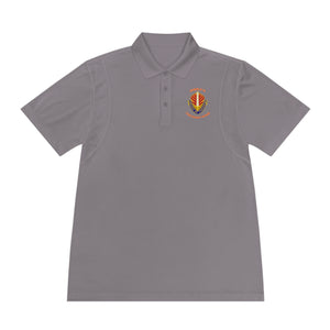 CSD Sword - Orange text - Men's Sport Polo Shirt
