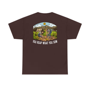 Bitcoin Camping Smiles! - Unisex Heavy Cotton Tee