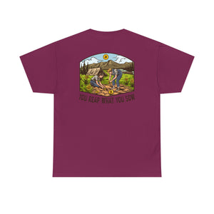 Bitcoin Camping Smiles! - Unisex Heavy Cotton Tee