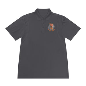 CAB - Orange text - Men's Sport Polo Shirt
