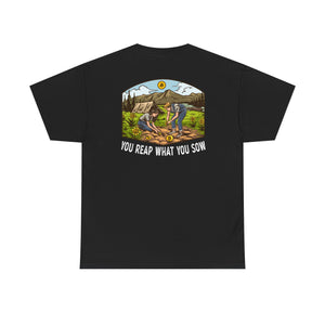 Bitcoin Camping Smiles! - Unisex Heavy Cotton Tee