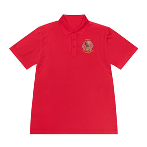 CAB - Orange text - Men's Sport Polo Shirt