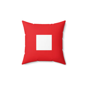 Signal Flag - Both on One - Spun Polyester Square Pillow