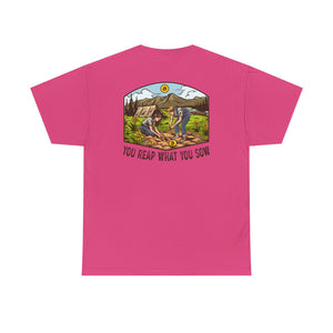 Bitcoin Camping Smiles! - Unisex Heavy Cotton Tee