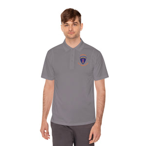 PPT U'R-AF - Orange text - Men's Sport Polo Shirt