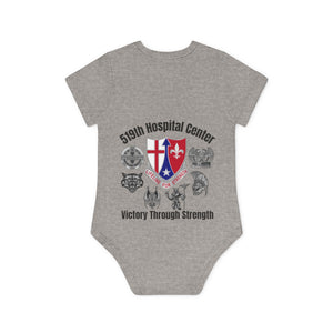 519th HC - Baby Organic Short Sleeve Bodysuit - Printed in Germany