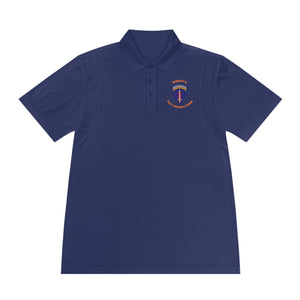 PPT U'R-AF - Orange text - Men's Sport Polo Shirt