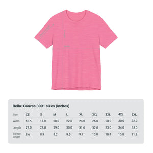 WHM - Flag on Sleeves - Unisex Jersey Short Sleeve Tee