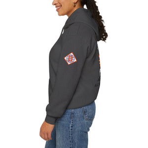 S4 - Option 2 - 102D SSB - Flags on Sleeves - Unisex Heavy Blend™ Hooded Sweatshirt