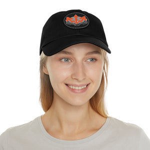 509th SSB  Hat with Leather Patch (Round)