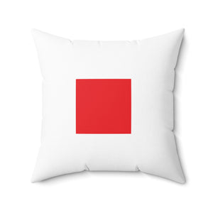 Signal Flag - Both on One - Spun Polyester Square Pillow