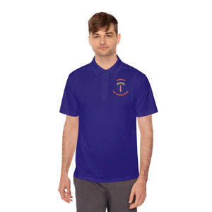 PPT U'R-AF - Orange text - Men's Sport Polo Shirt