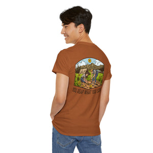 Bitcoin Camping Smiles! - Unisex Heavy Cotton Tee