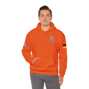 S4 - Option 1 - 102D SSB - Flags on Sleeves - Unisex Heavy Blend™ Hooded Sweatshirt