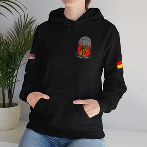 HQ Call Sign -  USANEC-S - Flags on Sleeves - Unisex Heavy Blend™ Hooded Sweatshirt