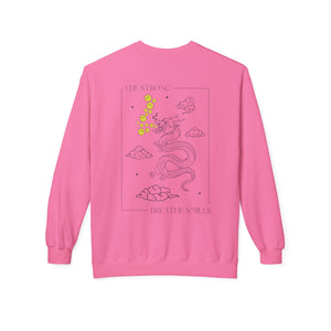 Haiku Smiles - Unisex Midweight Softstyle Fleece Crewneck Sweatshirt