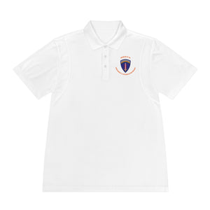 AAB U'R-AF -Orange text - Men's Sport Polo Shirt